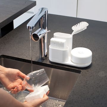 Dispenser detersivo da piatti con cestello contenitore grande - bianco - Bosign