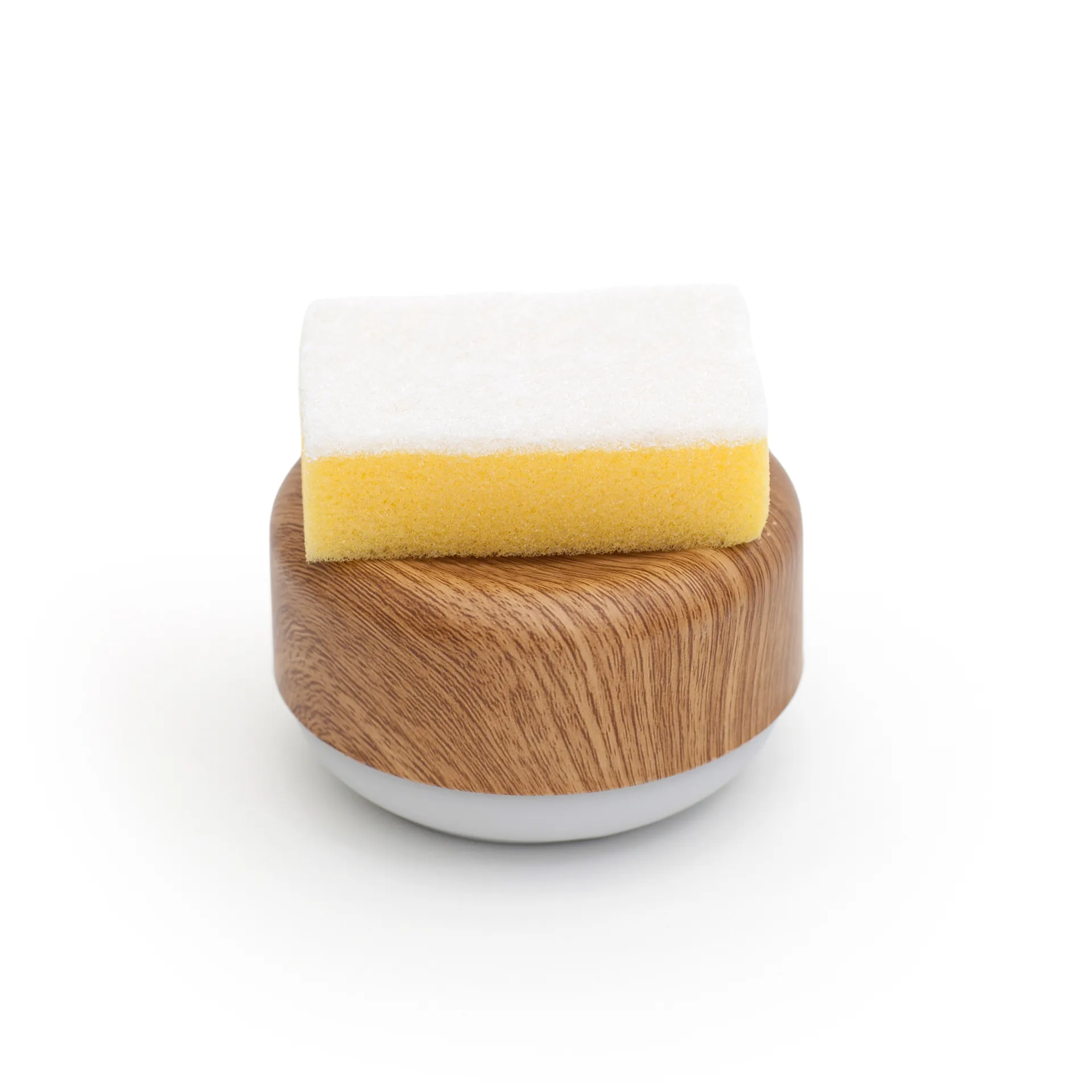 Dispenser di detersivo per piatti, Stampa su legno chiaro, grigio chiaro Bosign