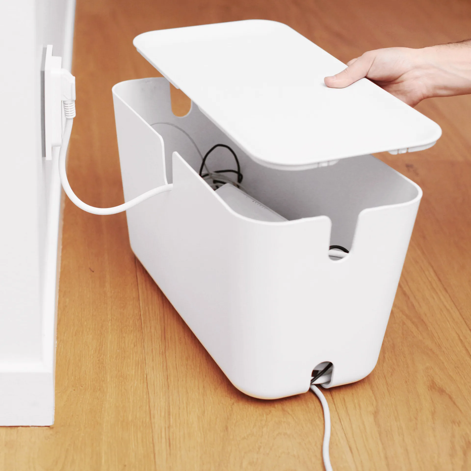 Organizzatore per cavi Cable Organiser XXL, Bianco-bianco Bosign