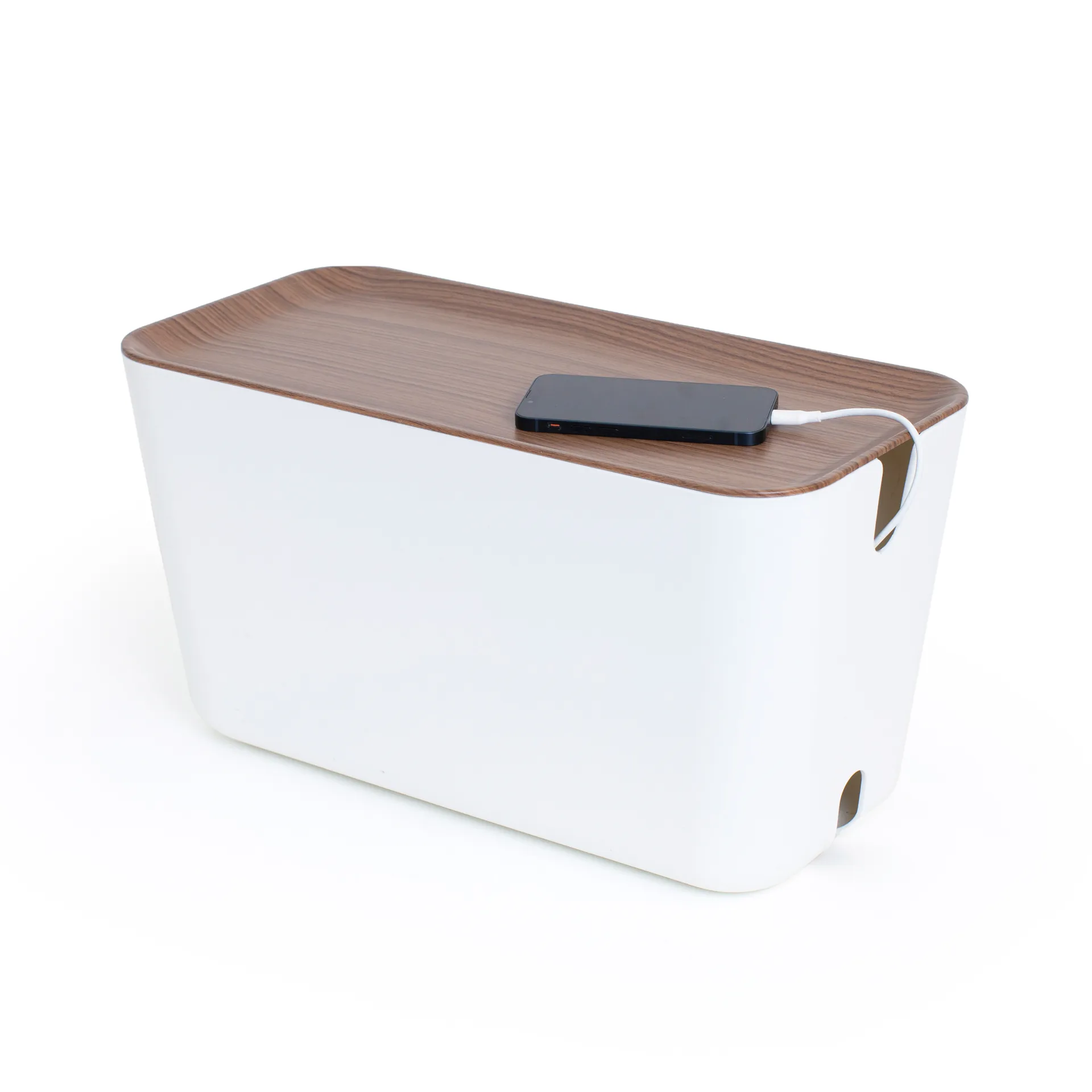 Organizzatore per cavi Cable Organiser XXL, Dettagli in legno scuro Bosign