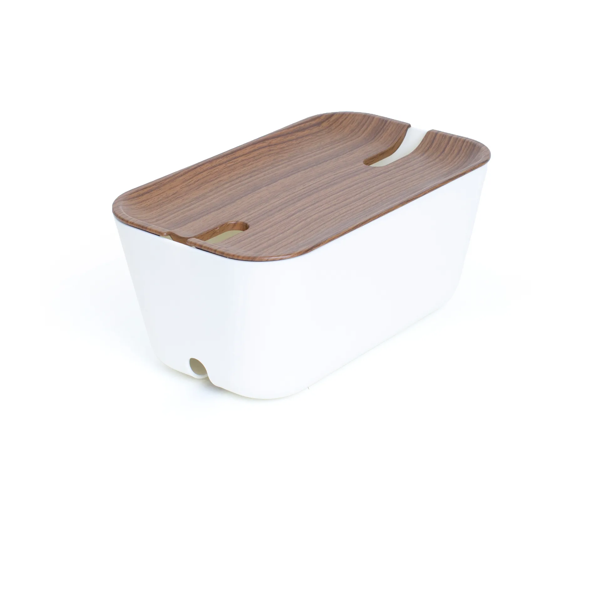 Organizzatore per cavi M, Dettagli in legno scuro Bosign