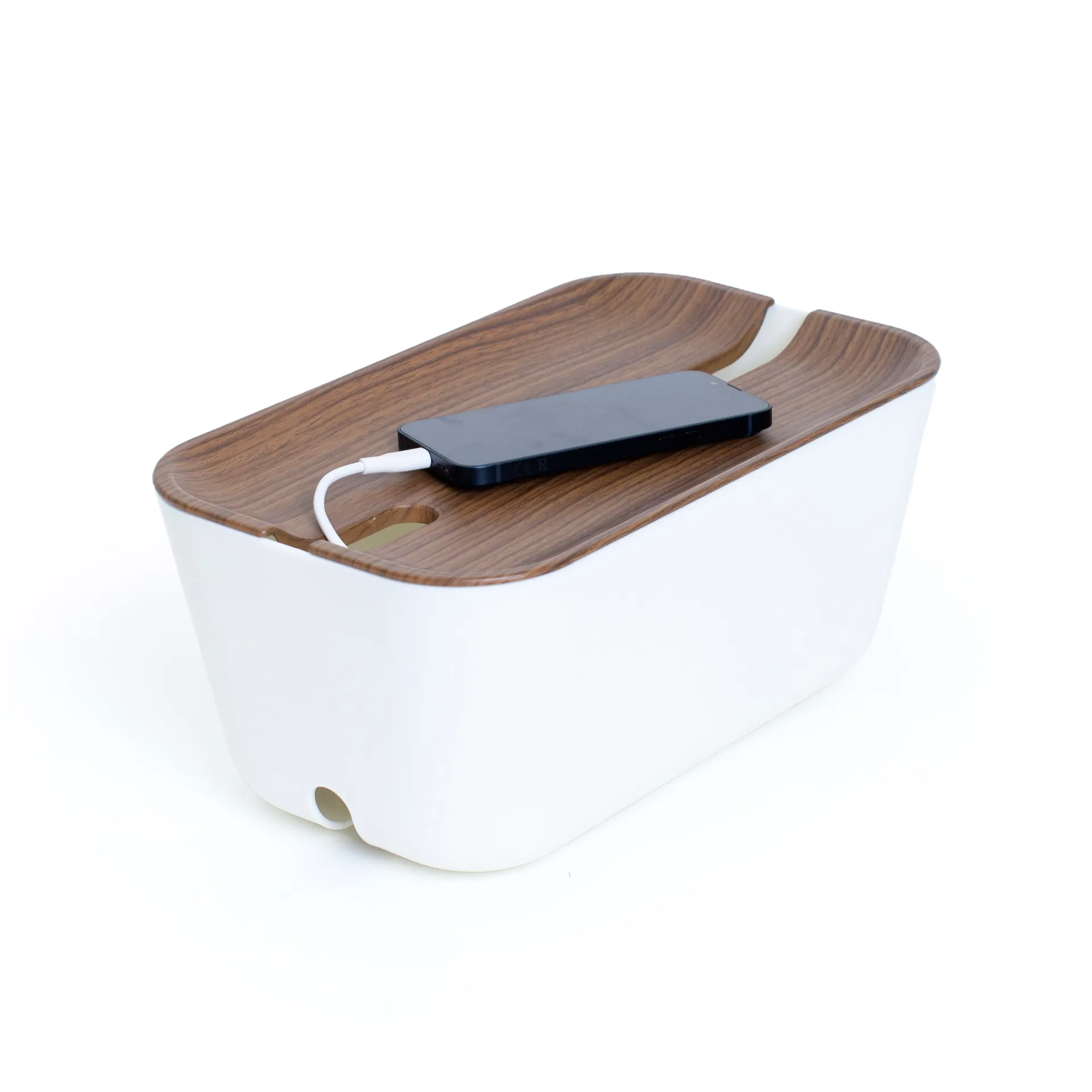 Organizzatore per cavi M, Dettagli in legno scuro Bosign