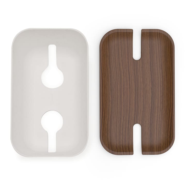 Organizzatore per cavi M, Dettagli in legno scuro Bosign