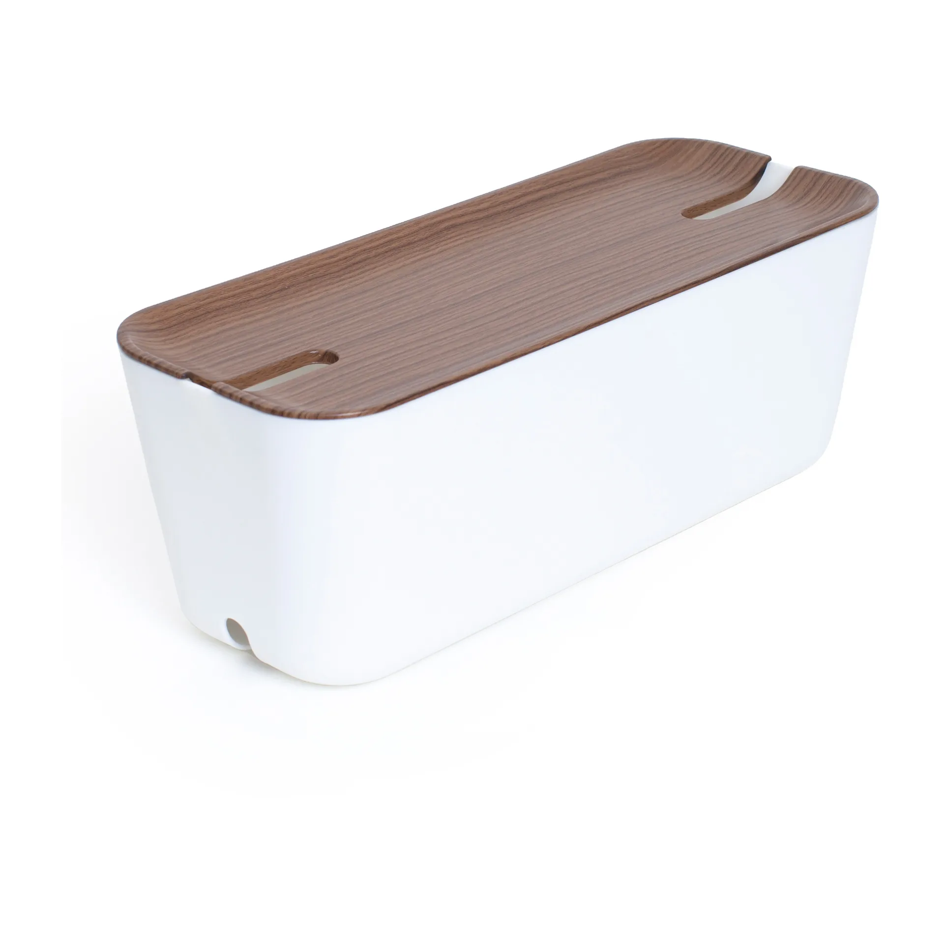 Organizzatore per cavi XL, Dettagli in legno scuro Bosign