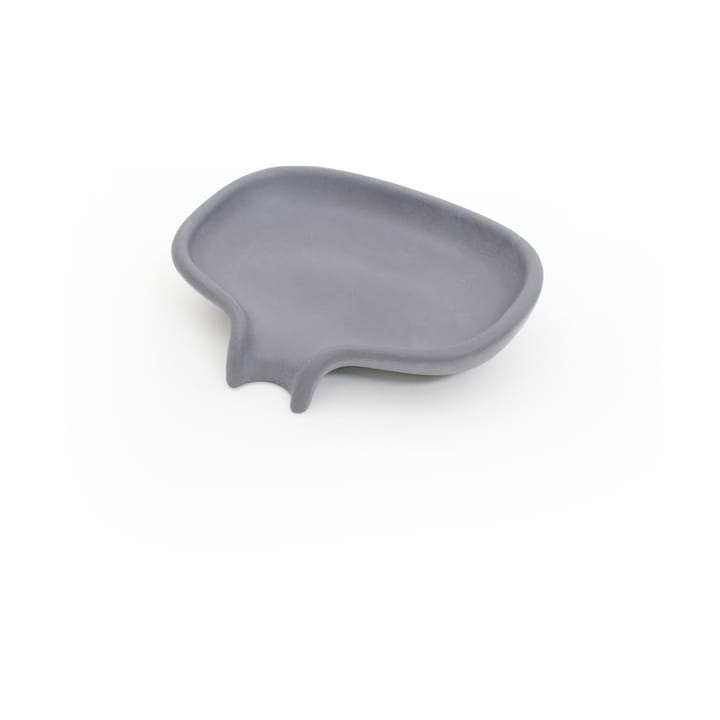 Portasapone con beccuccio di scolo in cemento Soap Saver Flow  - Grigio - Bosign