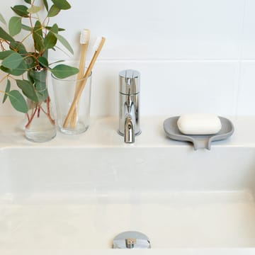 Portasapone con beccuccio di scolo in cemento Soap Saver Flow  - Grigio - Bosign