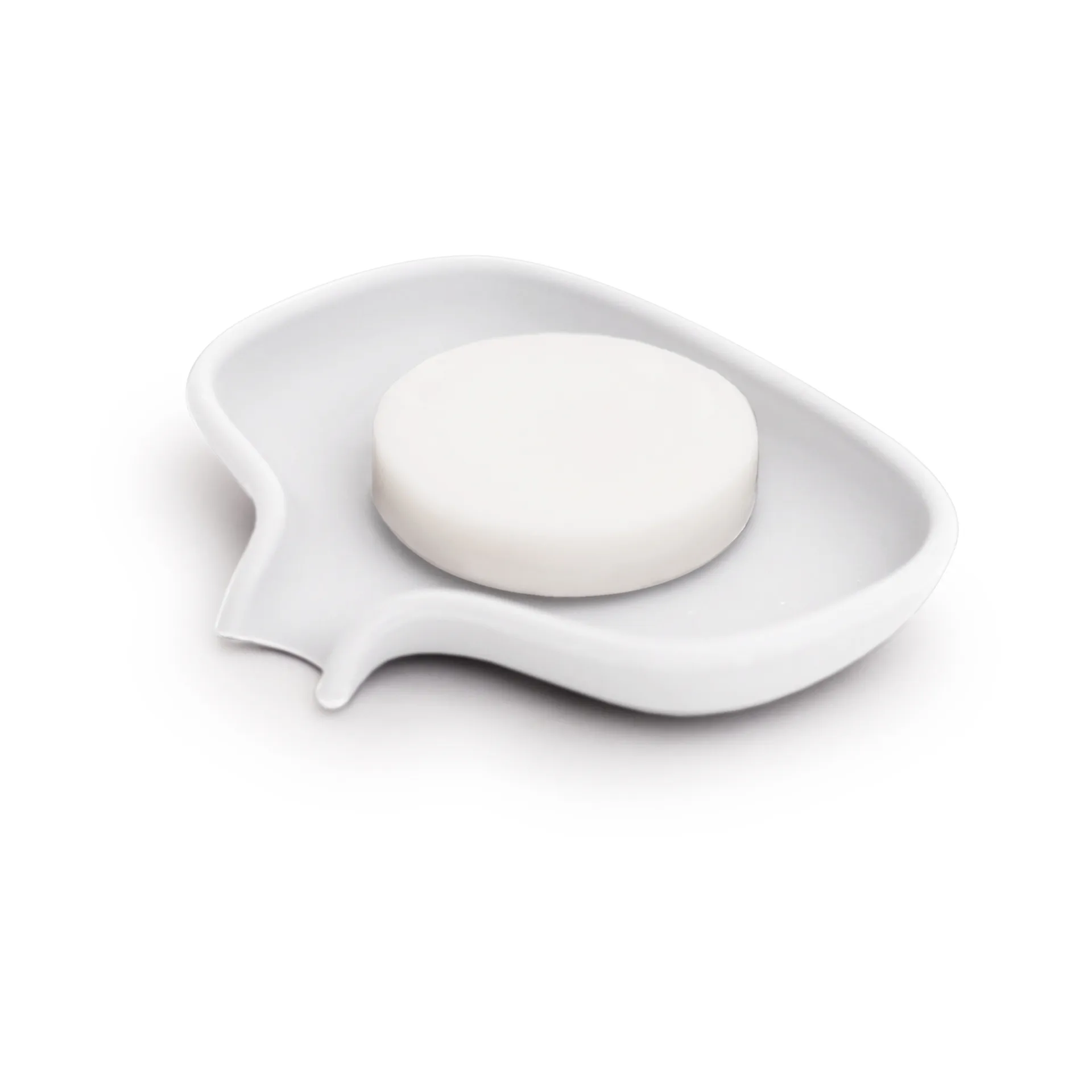 Portasapone con beccuccio di scolo piccolo Soap Saver Flow , Bianco Bosign