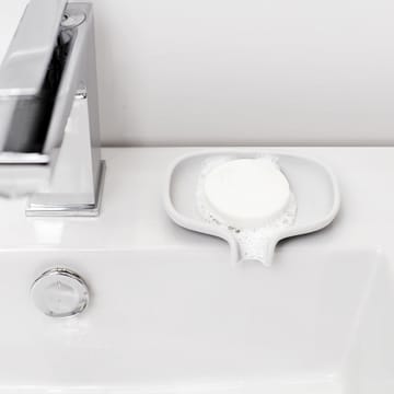 Portasapone con beccuccio di scolo piccolo Soap Saver Flow  - Bianco - Bosign