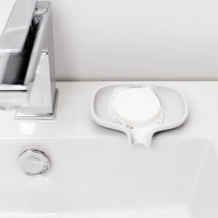 Portasapone con beccuccio di scolo piccolo Soap Saver Flow , Bianco Bosign