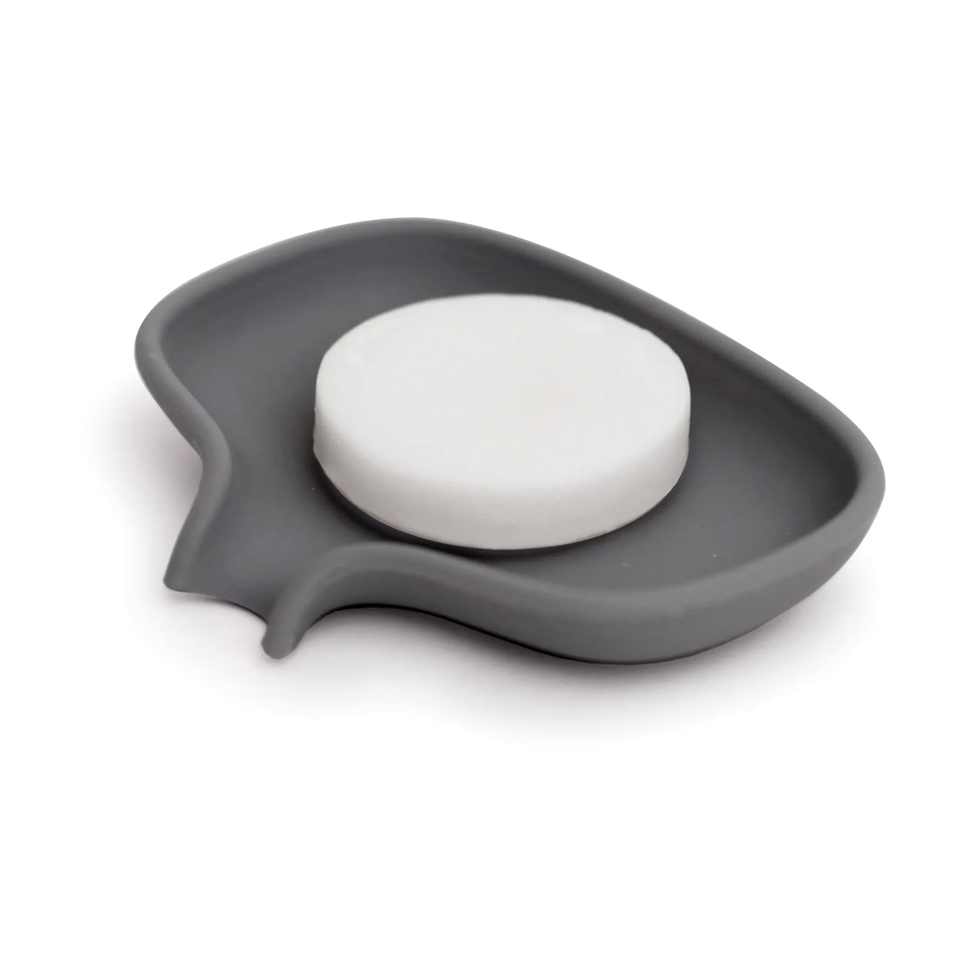 Portasapone con beccuccio di scolo piccolo Soap Saver Flow , Grigio grafite Bosign