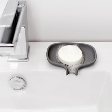 Portasapone con beccuccio di scolo piccolo Soap Saver Flow  - Grigio grafite - Bosign
