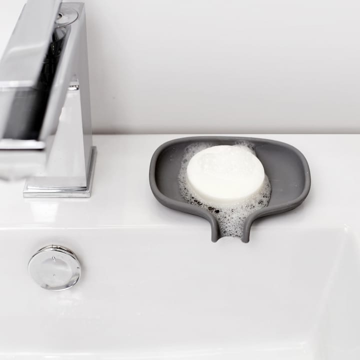 Portasapone con beccuccio di scolo piccolo Soap Saver Flow , Grigio grafite Bosign