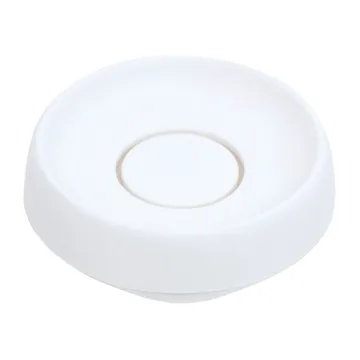 Portasapone in silicone con scarico nascosto, grande  - Bianco - Bosign