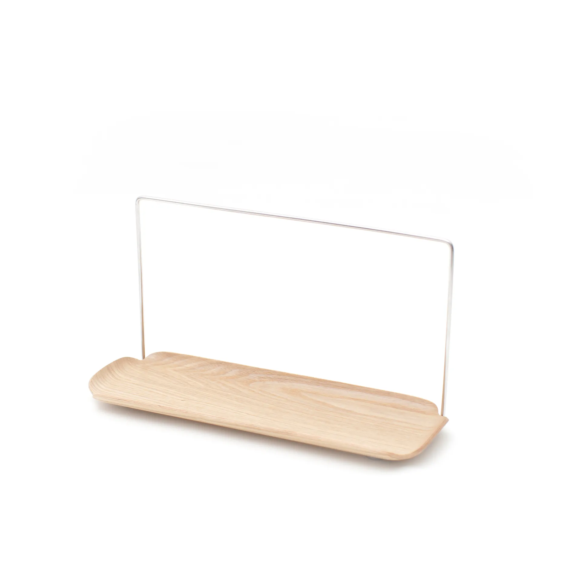 Scolapiatti con portapanni LEAF , Salice-acciaio inossidabile Bosign