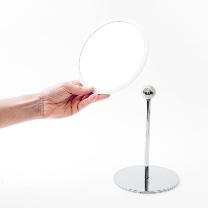 Specchio da tavolo AirMirror x10 magnetico rimovibile, Ø16,5 cm Bosign