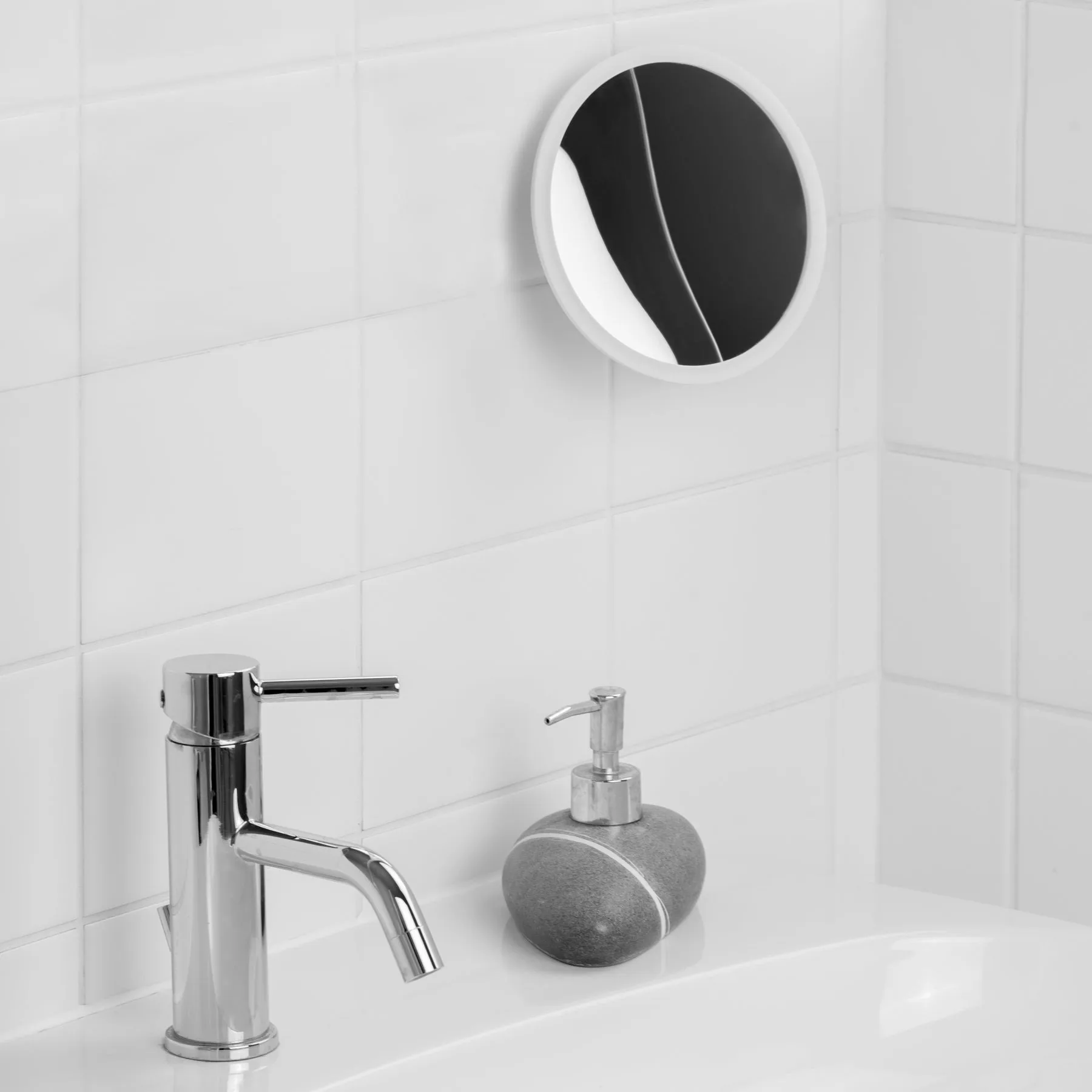 Specchio per trucco AirMirror x10 rimovibile con ventosa, Ø16,5 cm Bosign