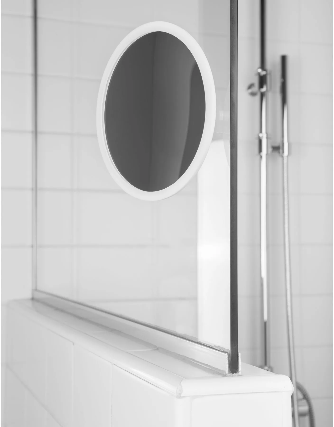 Specchio per trucco AirMirror x15 rimovibile con ventosa, Ø16,5 cm Bosign