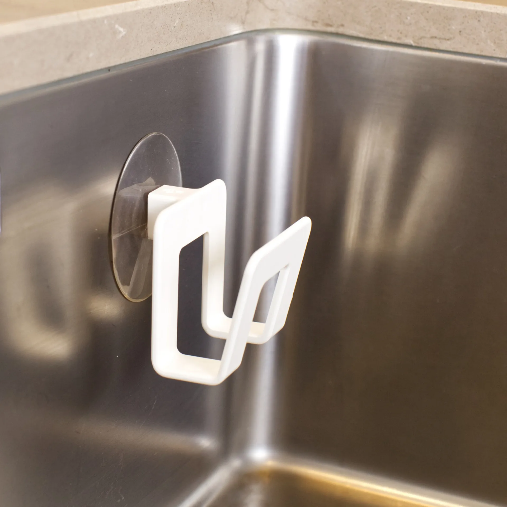 Supporto per spugna da cucina con ventosa Bosign , Bianco Bosign