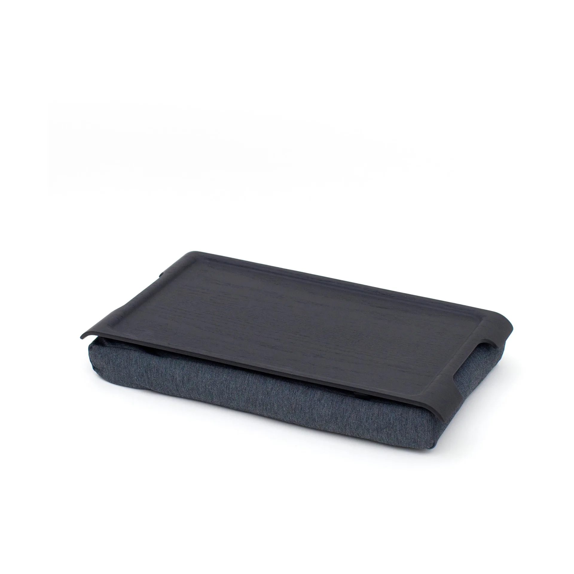 Vassoio da ginocchio Laptray anti-slip 43x23 cm, Salice nero-grigio Bosign
