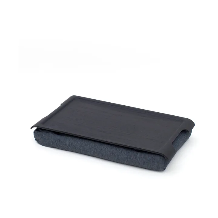 Vassoio da ginocchio Laptray anti-slip 43x23 cm - Salice nero-grigio - Bosign