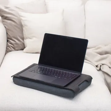 Vassoio da ginocchio Laptray anti-slip 43x23 cm - Salice nero-grigio - Bosign