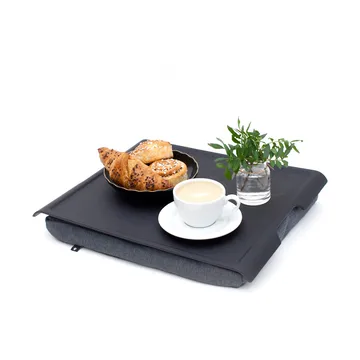 Vassoio da ginocchio Laptray anti-slip 46x38 cm - Salice nero-grigio - Bosign