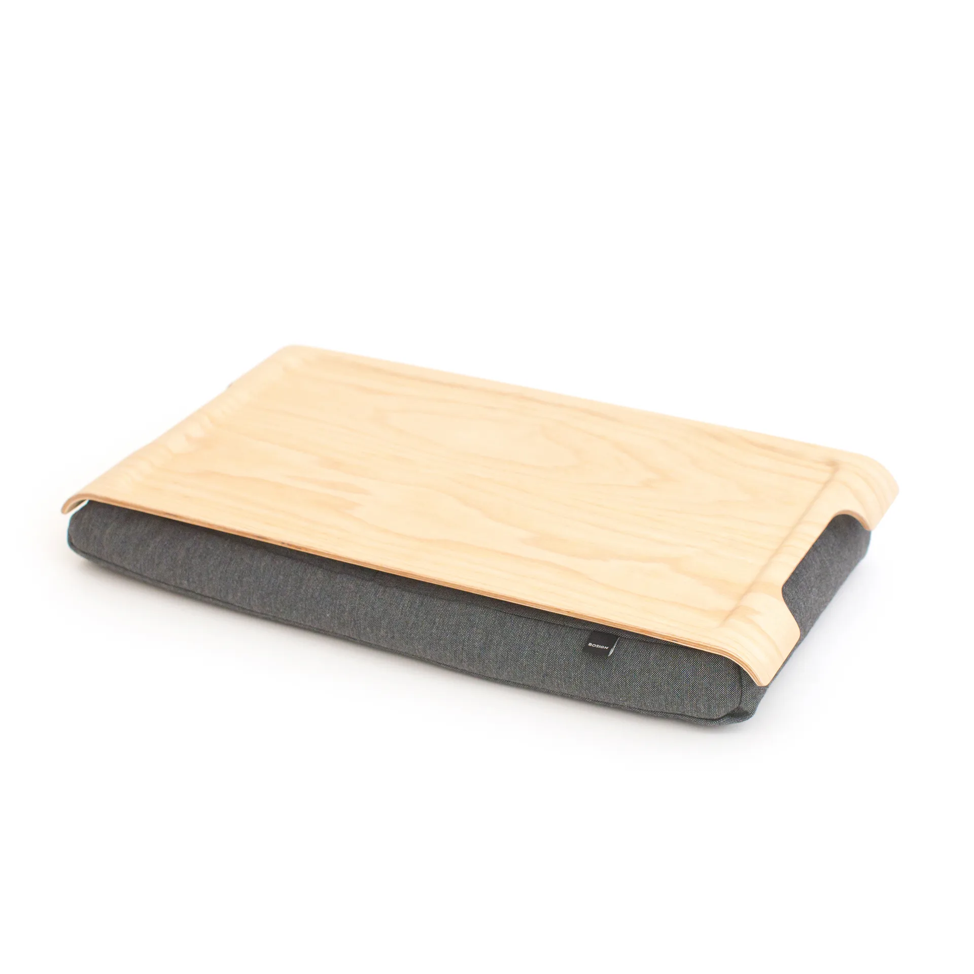 Vassoio per ginocchia mini, Legno di frassino-grigio Bosign