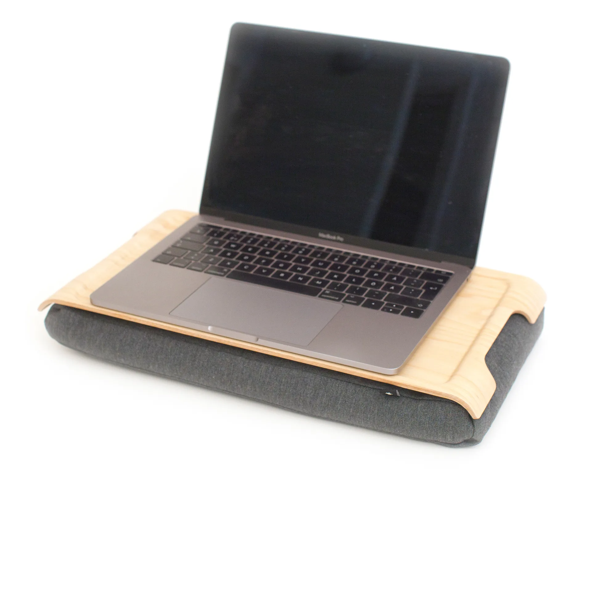Vassoio per ginocchia mini, Legno di frassino-grigio Bosign