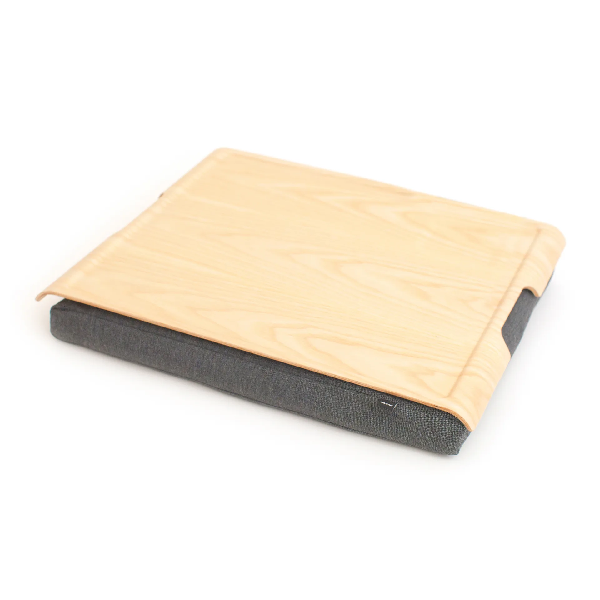 Vassoio-tavolino Bosign, Legno di frassino-grigio Bosign