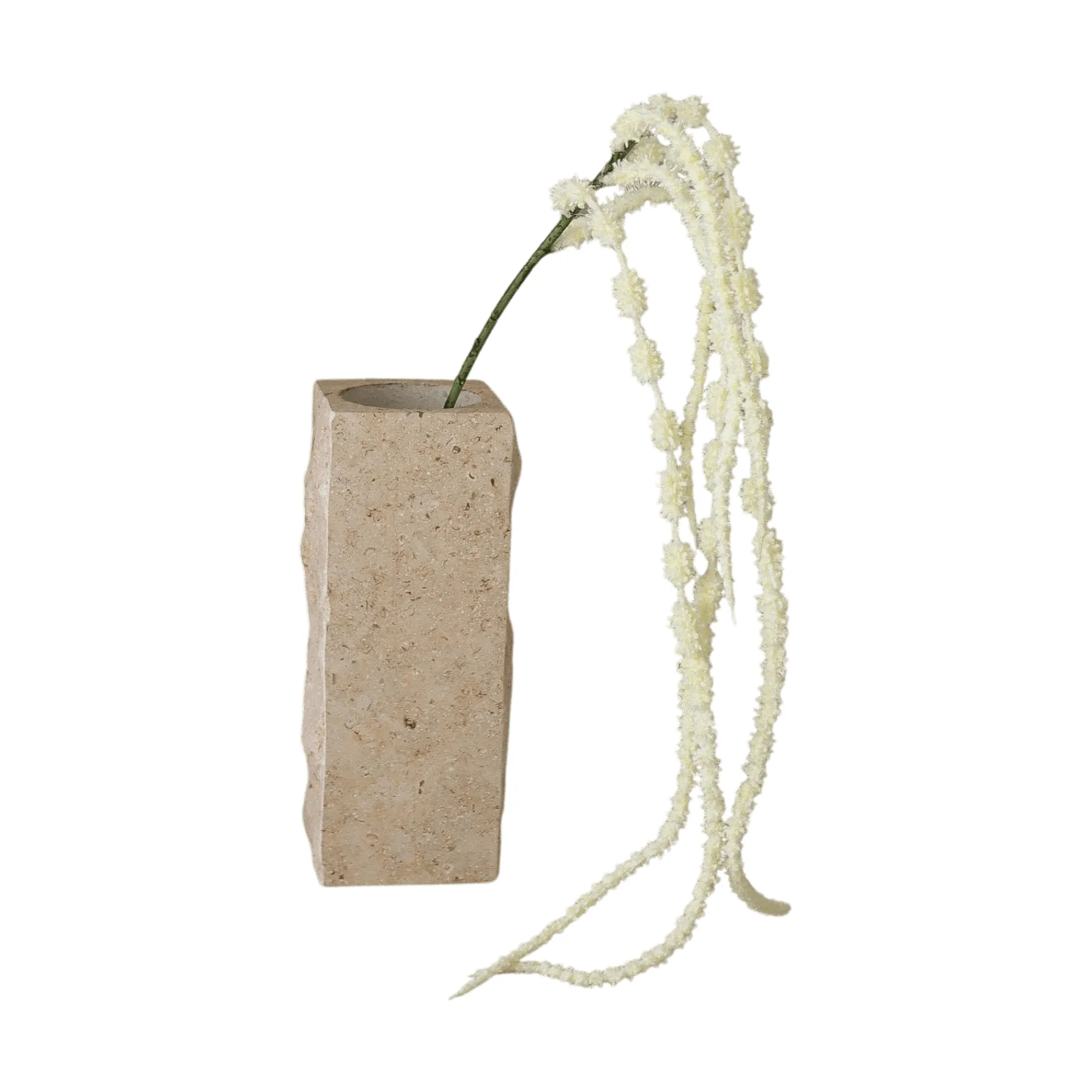 Amaranto pendente fiore artificiale, Bianco, 112 cm Botané