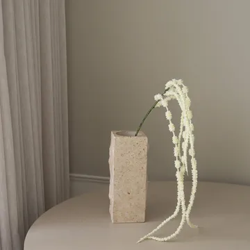 Amaranto pendente fiore artificiale - Bianco, 112 cm - Botané