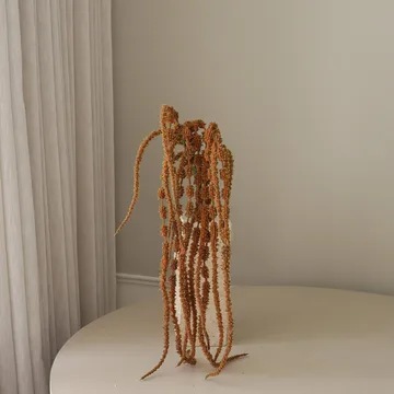 Amaranto pendente fiore artificiale - Marrone, 112 cm - Botané