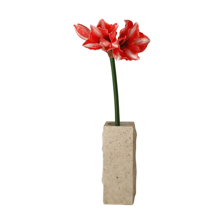 Amaryllis fiore artificiale - Rosso scuro, 72 cm - Botané