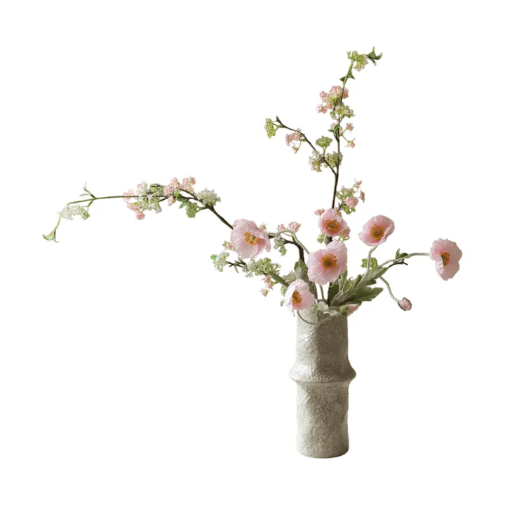 Blossom Veil bouquet artificiale - Papavero, salice lanoso - Botané