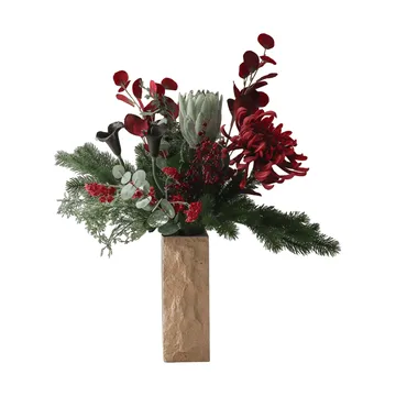 Bouquet artificiale Wild winter - Protea, crisantemo ragno, calla, eucalipto, 84 cm - Botané