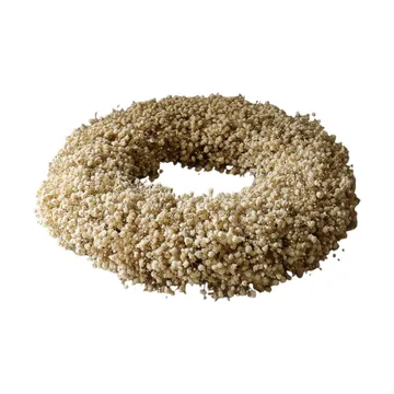 Brudslöja Wreath corona - Yellow, Ø40 cm - Botané