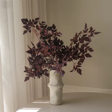 Burgundy Plum Leaves bouquet artificiale - 85 cm, 4 pz - Botané