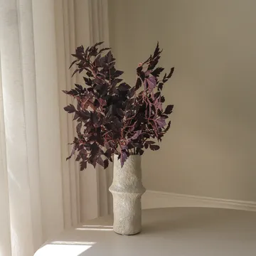 Burgundy Plum Leaves bouquet artificiale - 85 cm, 4 pz - Botané