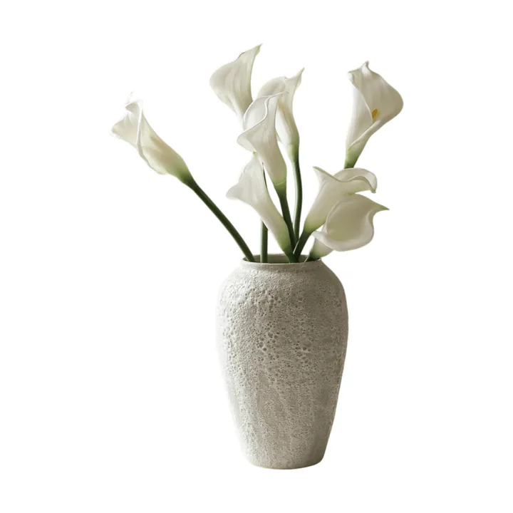 Calla giglio bouquet artificiale - Bianco, 65 cm, 8 pz - Botané