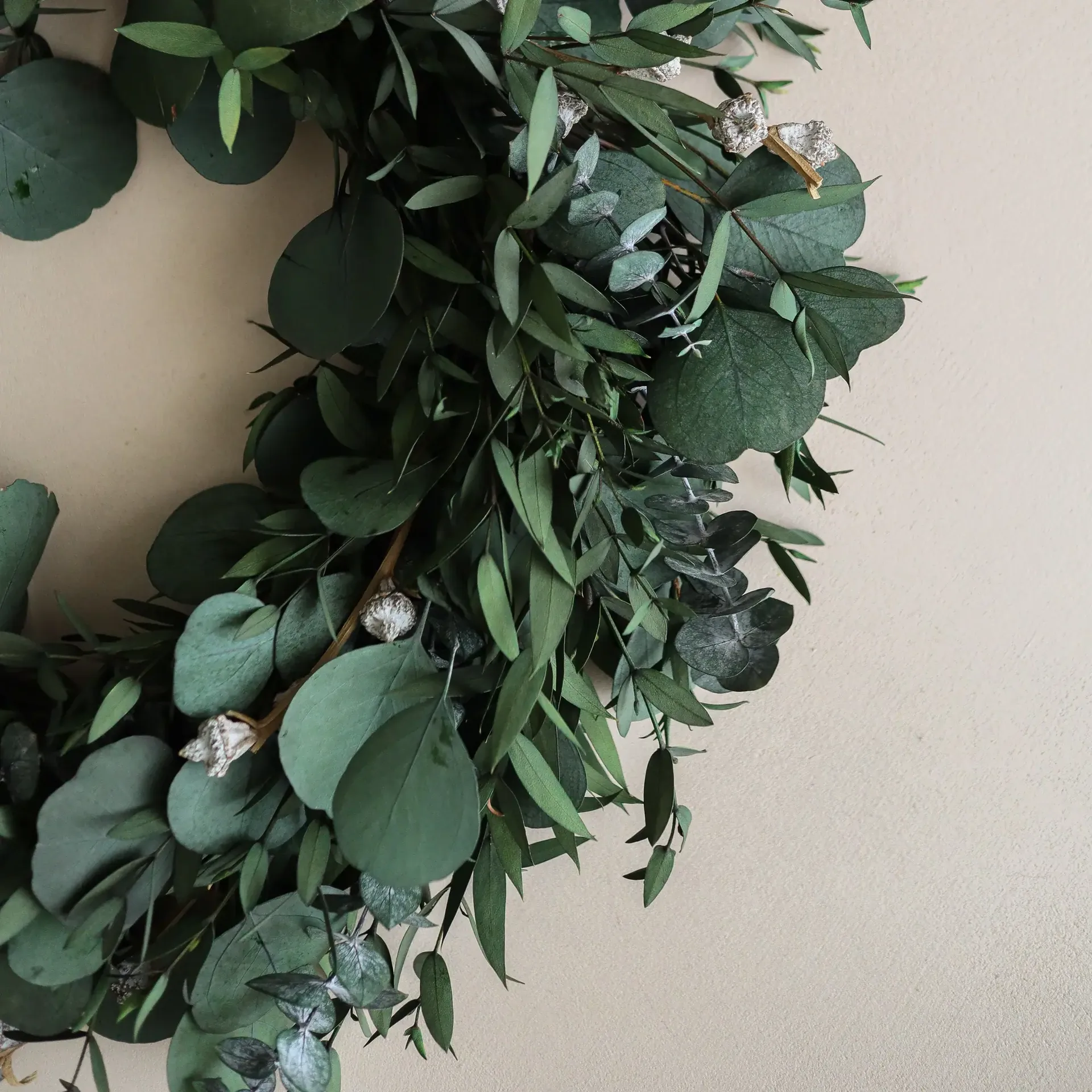 Eucalyptus Wreath ghirlanda, Verde mixed, Ø40 cm Botané