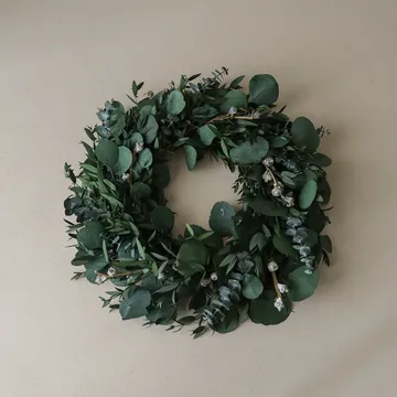 Eucalyptus Wreath ghirlanda - Verde mixed, Ø40 cm - Botané