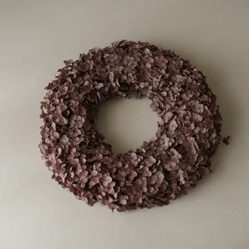 Hortensia Wreath ghirlanda - Brown, 40 cm - Botané