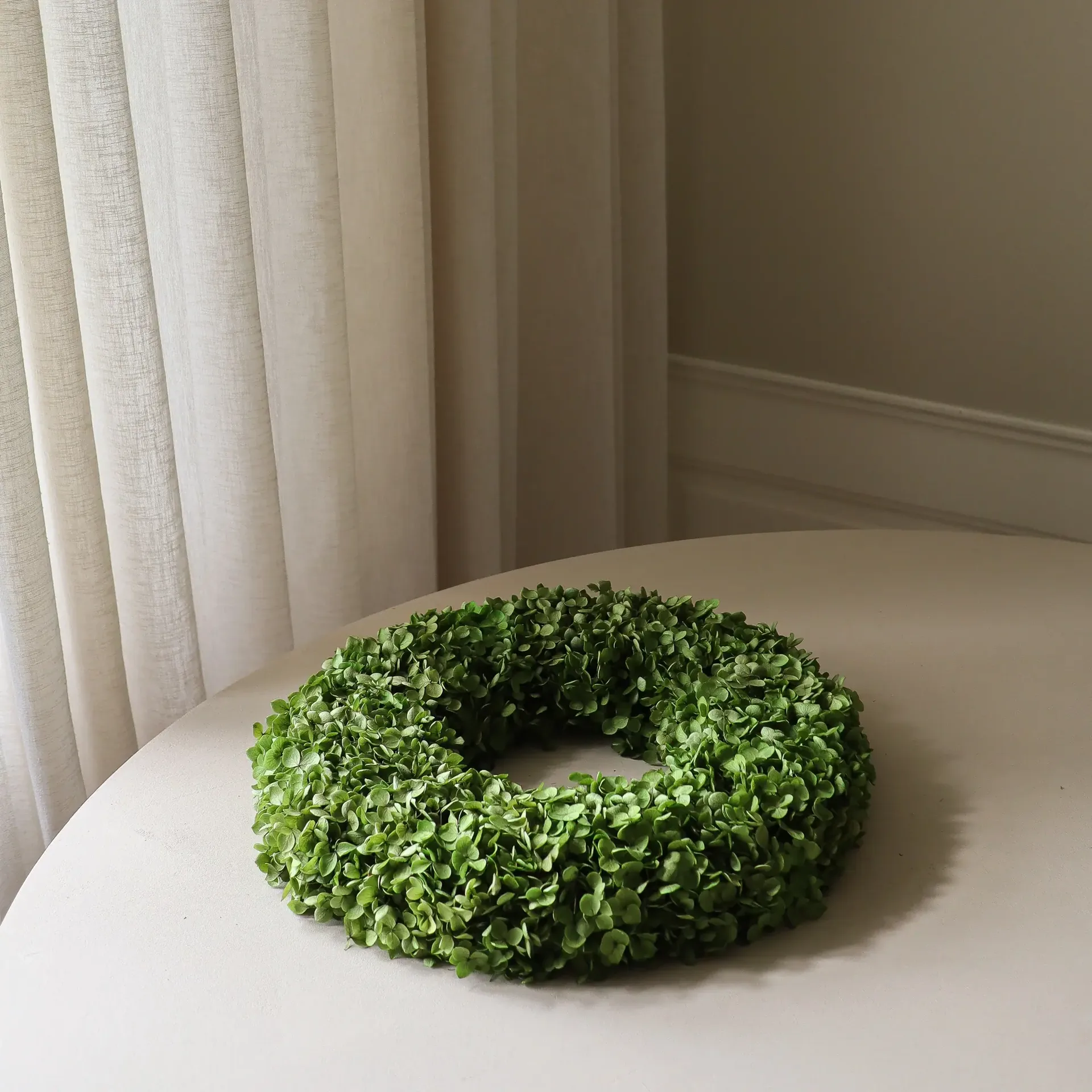 Hortensia Wreath ghirlanda, Green, Ø40 cm Botané