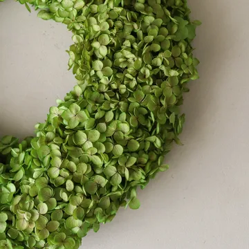 Hortensia Wreath ghirlanda - Verde chiaro, Ø40 cm - Botané