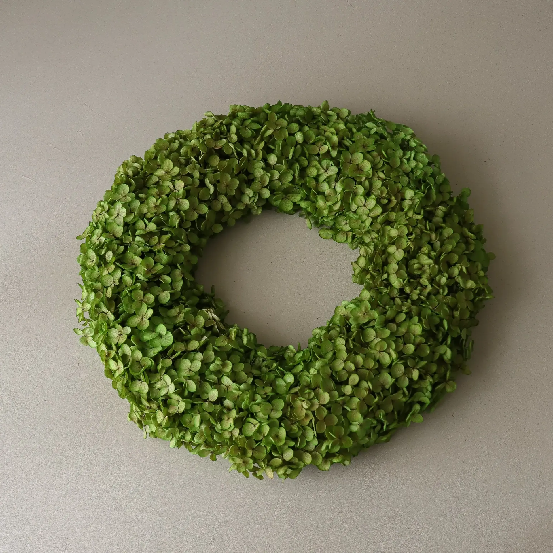 Hortensia Wreath ghirlanda, Verde chiaro, Ø40 cm Botané