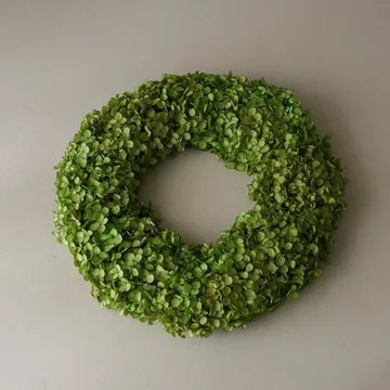 Hortensia Wreath ghirlanda - Verde chiaro, Ø40 cm - Botané