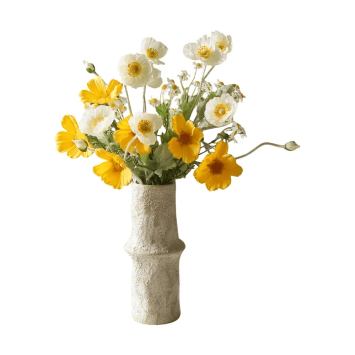 Le Natural bouquet artificiale - Margherita-pratolina 7 pz - Botané