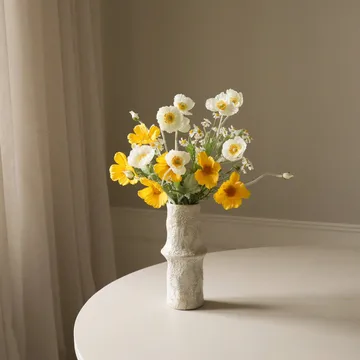 Le Natural bouquet artificiale - Margherita-pratolina 7 pz - Botané