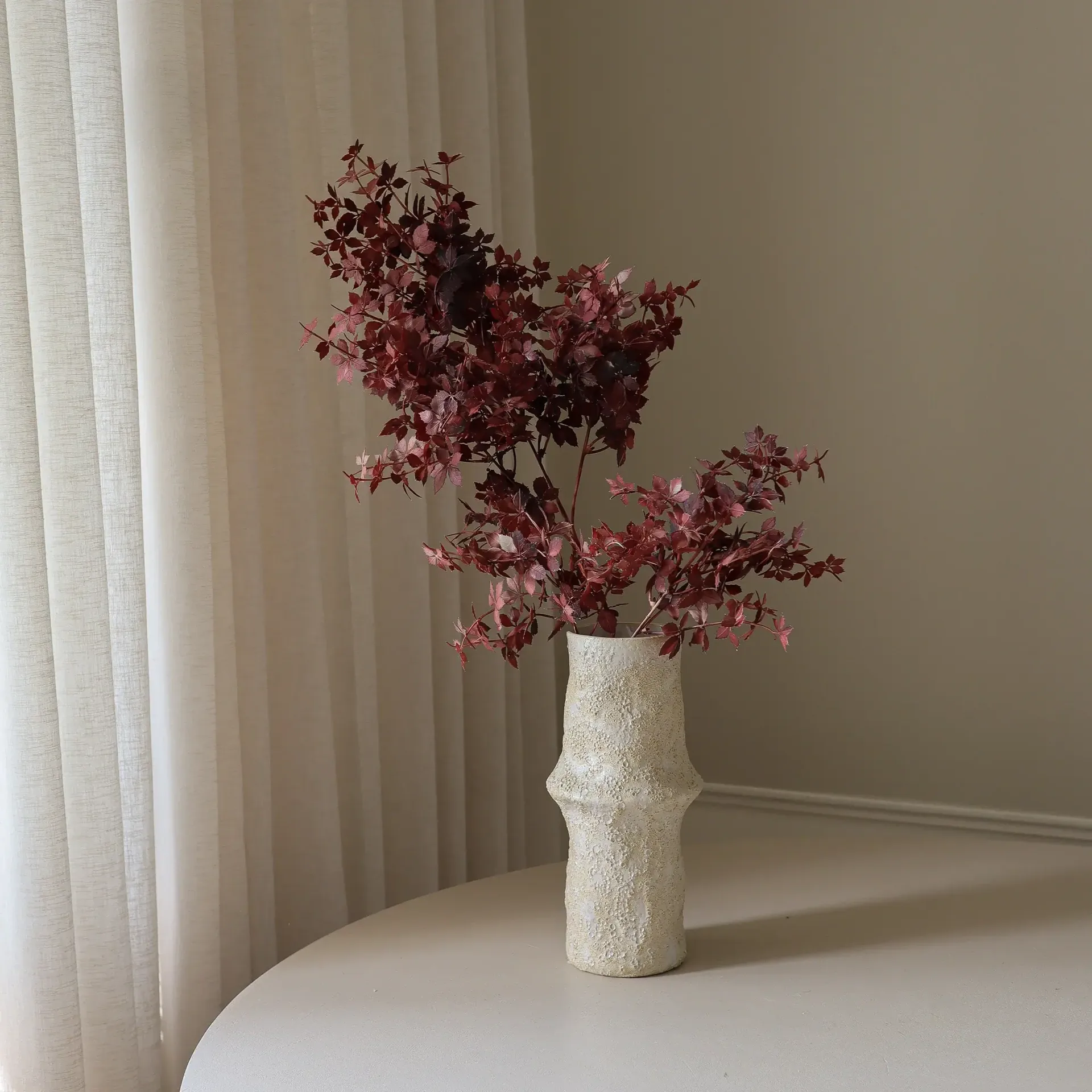 Maple Branch bouquet artificiale, Burgundy, 107 cm, 1 pz Botané
