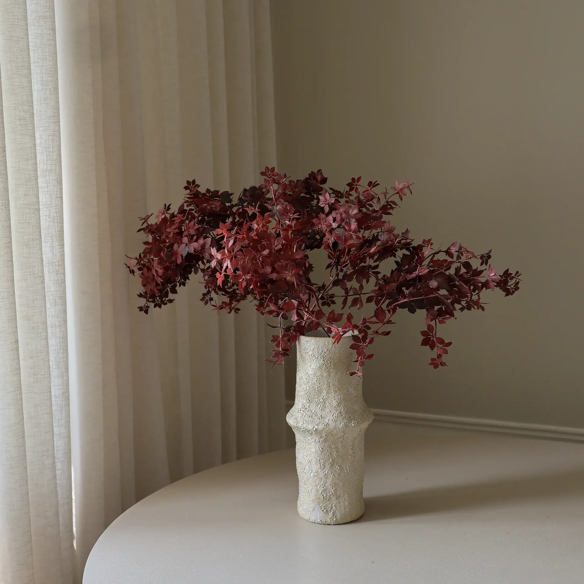 Maple Branch bouquet artificiale, Burgundy, 107 cm, 1 pz Botané